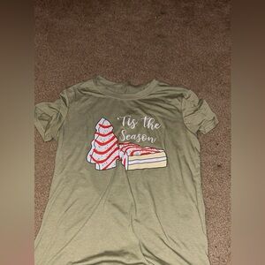 green, christmas shirt